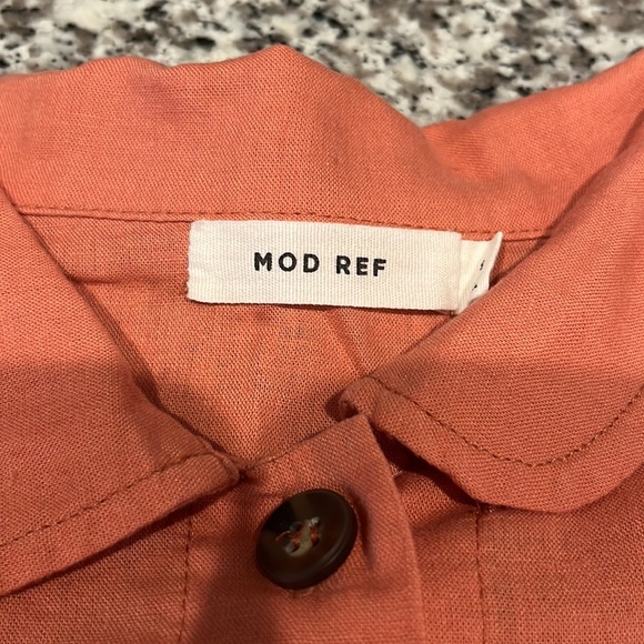 Bohme | Mod Ref Button Up Linen Shirt Size Small - Picture 2 of 4